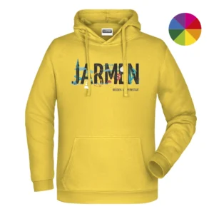 Jarmen! Hoodie yellow Produktbild mit Farbauswahl