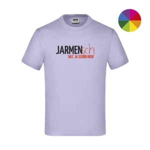JARMENsch! T-Shirt Kinder lilac Produktbild mit Farbauswahl JARMENsch! T-Shirt Kinder lilac Produktbild mit Farbauswahl