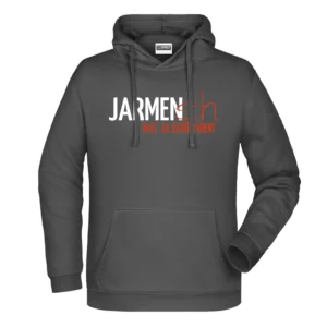 JARMENsch! Hoodie graphite Produktfoto JARMENsch! Hoodie graphite Produktfoto
